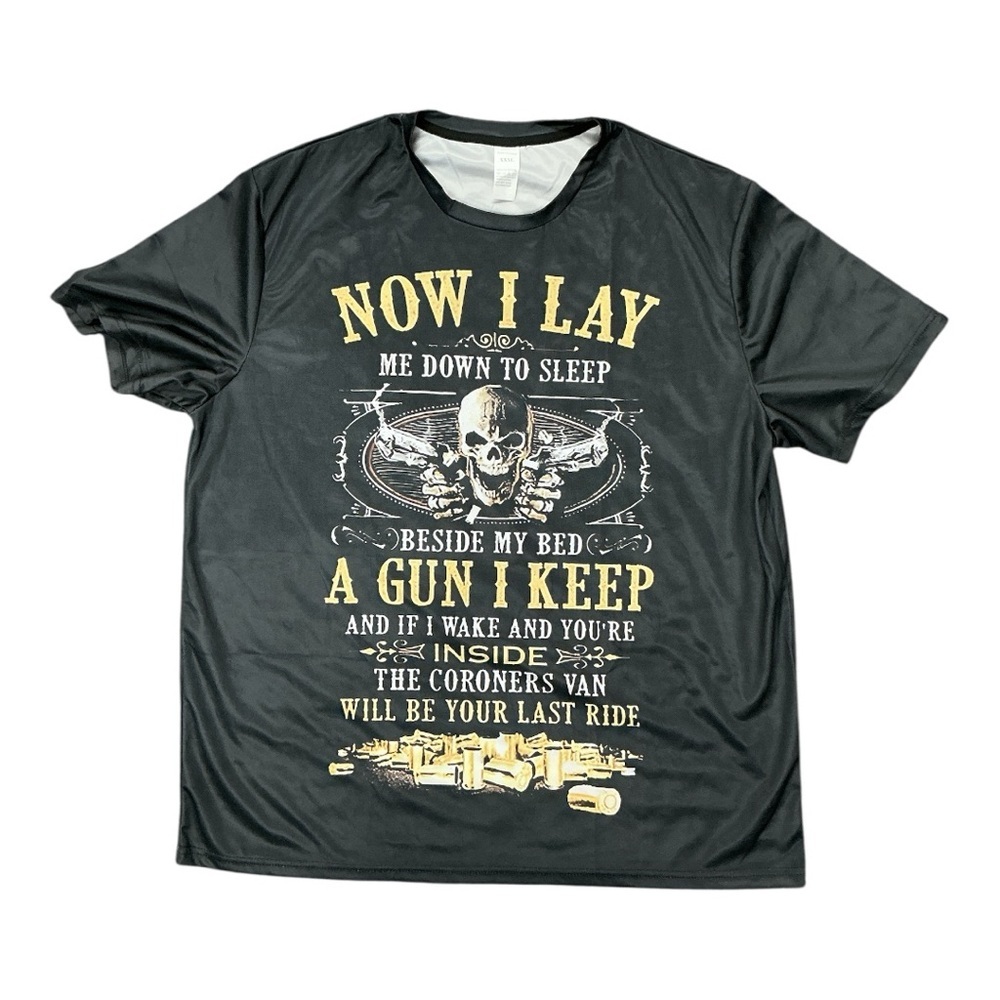 SHEIN - NEW - Black Graphic T-Shirt Size XXXL